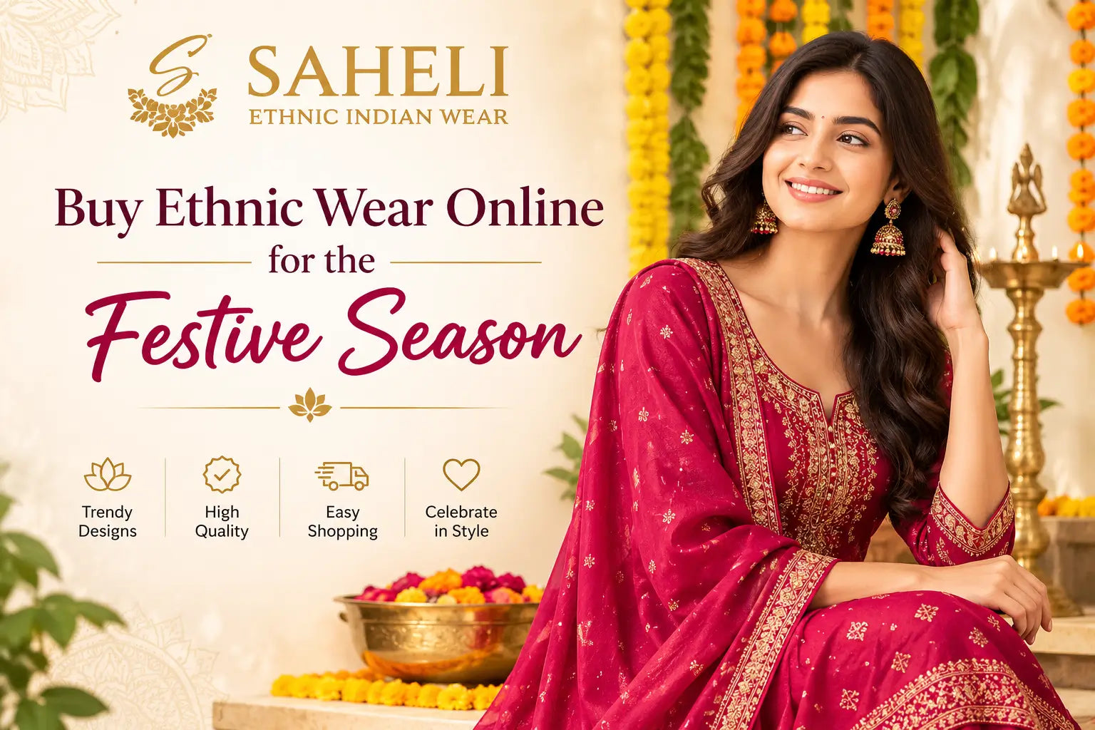 Where Can I Buy Ethnic Wear Online for the Festive Season