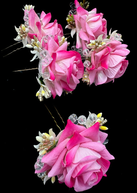 BEAUTIFUL ROSE HAIR JURA PIN (EACH)