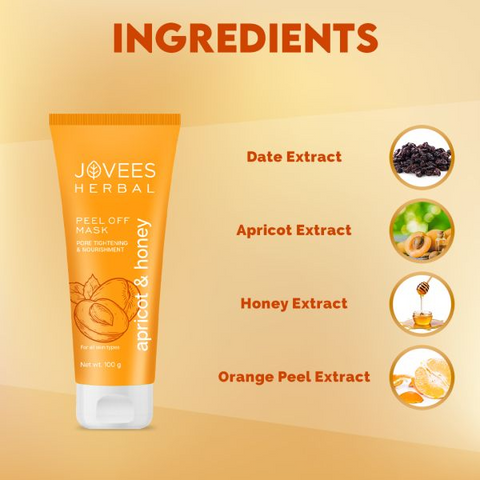 Jovees Apricot & Honey Peel Off Mask 100gm