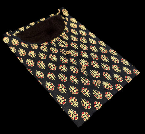 Pure Cotton based Printed short Kurti for girls /Ladies (Size 38 - length 28 inches, Size 42 ,46, 48 length -31 inches)sleeves 17 inch