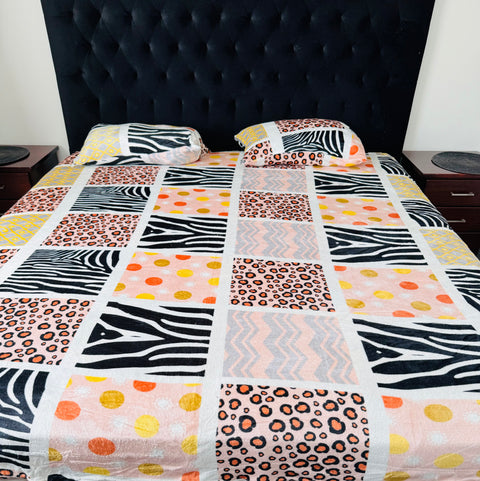 Fleno Warm Winter Bedsheet 	(275cm x 265cm)king size