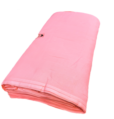 Salmon Pink Colour Pure Full Voile Turban Fabric ($5 Per Meter)