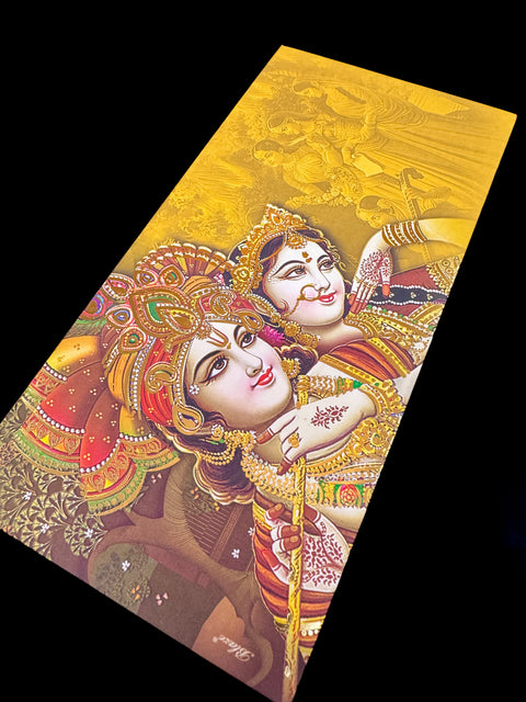 Radha Krishna design Shagun Envelope