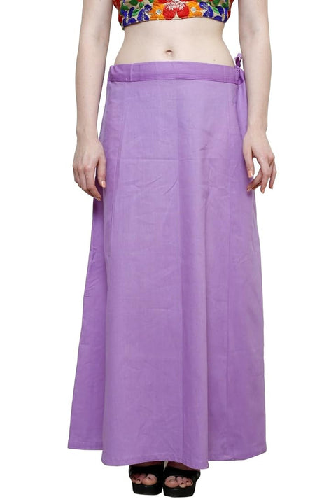 Lavender color cotton Petticoat