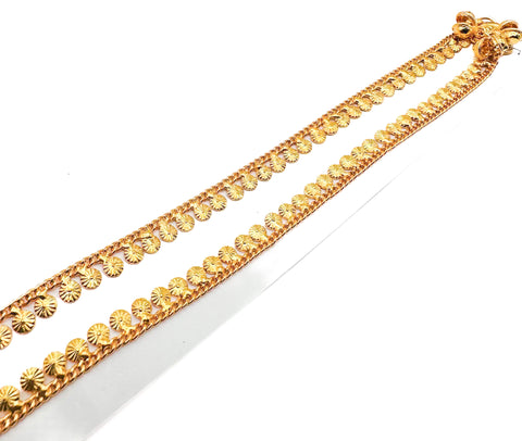 Stone work beautiful Anklets (pair)