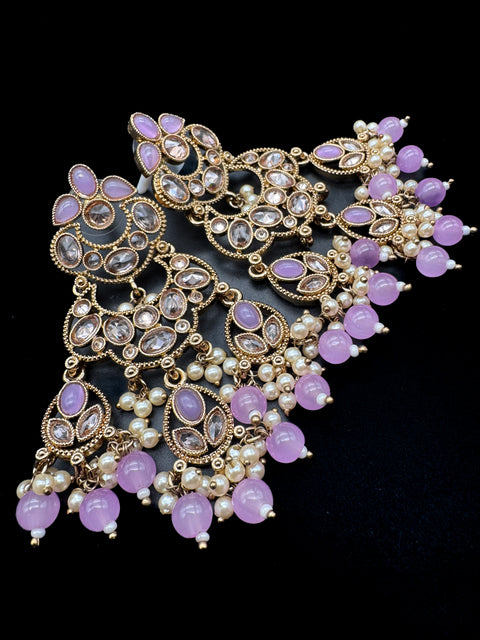 Beautiful Polki & Pearls work bigger earrings (very lite weight)
