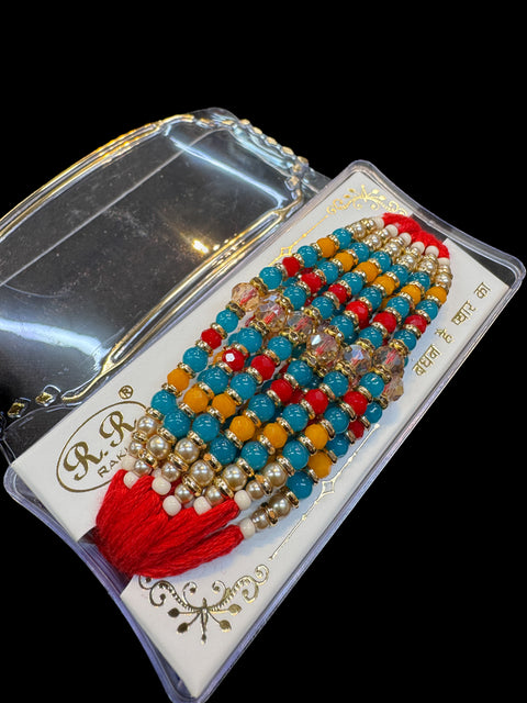 Rakhi Dhaaga Beautiful Stone Work (price per dhaaga )