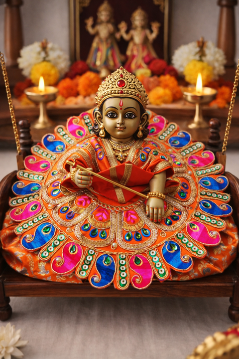 Size 4 Laddu Gopal dress, Laddu Gopal outfit, Kanha ji dress, Krishna dress, handmade deity dress, Janmashtami dress, Thakur ji poshak, Bal Gopal dress (only Dress) price each dress