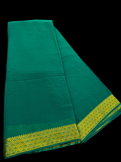 Very very soft pure chiffon georgette Beautiful zari border plain Saree