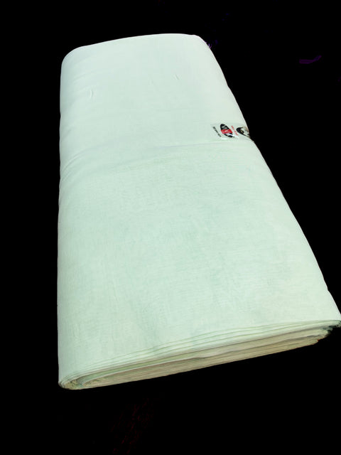 Pastel Mint colour Rubia Voile turban fabric ($5 Per Meter)