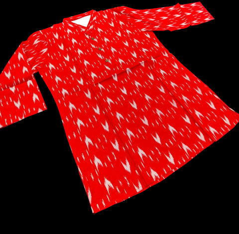Pure Cotton based Printed short Kurti for girls /Ladies (Size 38 - length 28 inches, Size 42 ,46, 48 length -31 inches)sleeves 17 inch
