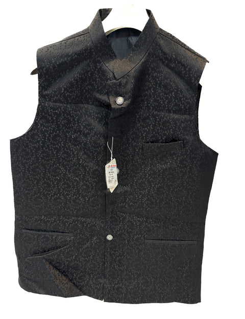 Black color Men’s Waistcoat/kurta Jacket