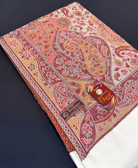 Women's Plain Pure woollen Kashmiri Shawl