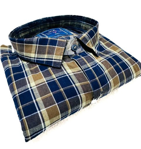 Cotton based beautiful check printed Shirt