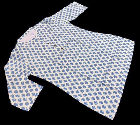 Pure Cotton based Printed short Kurti for girls /Ladies (Size 38 - length 28 inches, Size 42 ,46, 48 length -31 inches)
