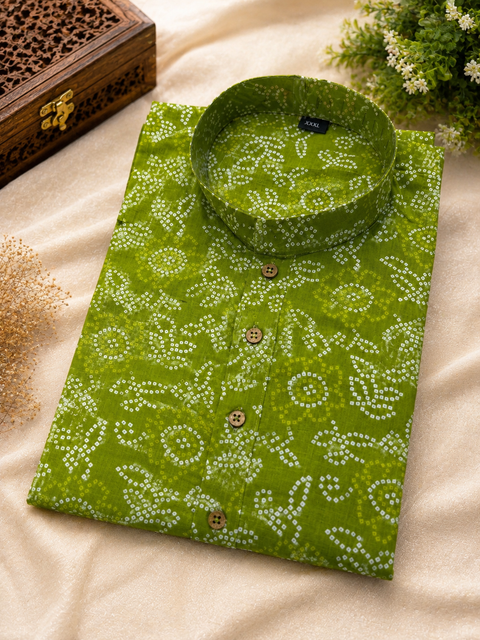 Pure cotton based Men’s Printed kurti (sizes mentioned in inches ,not according to the label on Kurti)size 44 kurti- Length 40 inches and size 46-length 42 inches ) Kurti only. Pants not included.