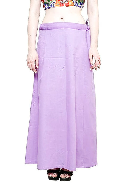 Pastel Lavender color cotton Petticoat