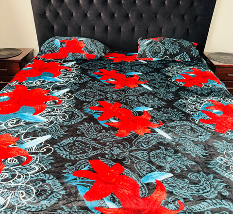 Fleno Warm Winter Bedsheet 	(275cm x 265cm)king size