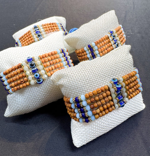 Evil eye Beautiful Rakhi in nice cushioned pack