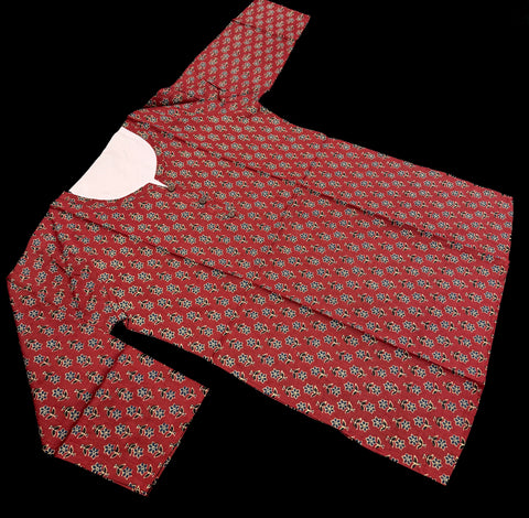 Pure Cotton based Printed short Kurti for girls /Ladies (Size 38 - length 28 inches, Size 42 ,46, 48 length -31 inches)sleeves 17 inch