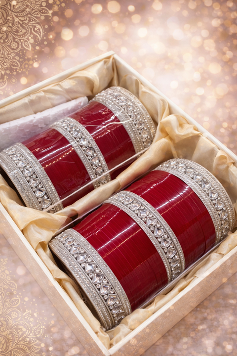 Plus size Beautiful traditional look stone work Bridal Chura