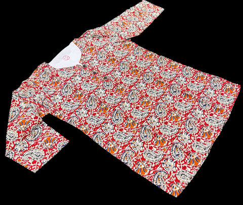 Pure Cotton based Printed short Kurti for girls /Ladies (size 38- Length 28, Size 42 and 46, length -31)