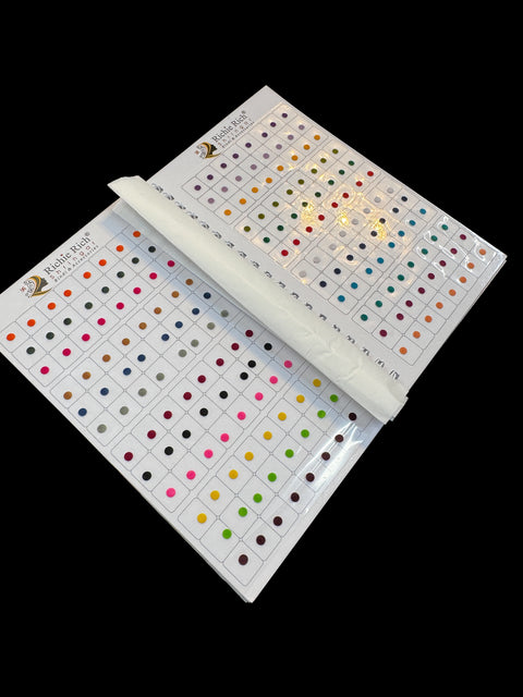 (Video clip attached)Plain Multicoloured Bindi Book