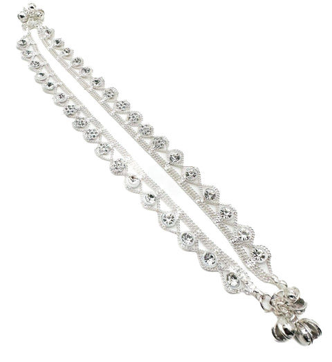 Stone work beautiful Anklets (pair)