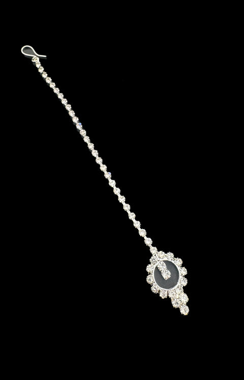 Very small size Gold and Silver  look fine stone work beautiful tikka