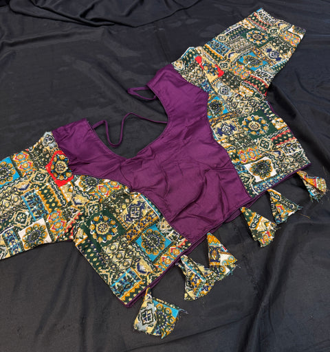 Size 44 and  can be altered up to size 46) Pure Rayon based full bigger flared Chaniya with beautiful blouse and printed Rayon Dupatta