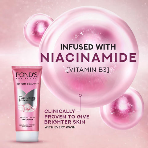 Pond's White Beauty Spot-less Firness Face Wash, 50g