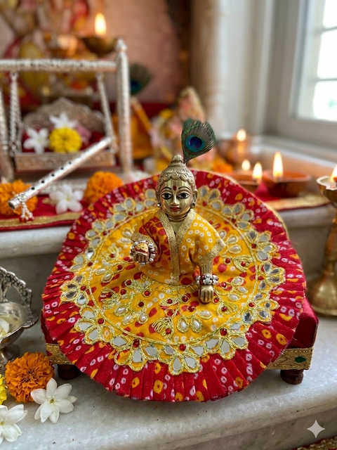 Size 3Laddu Gopal dress, Laddu Gopal outfit, Kanha ji dress, Krishna dress, handmade deity dress, Janmashtami dress, Thakur ji poshak, Bal Gopal dress (only Dress) price each dress