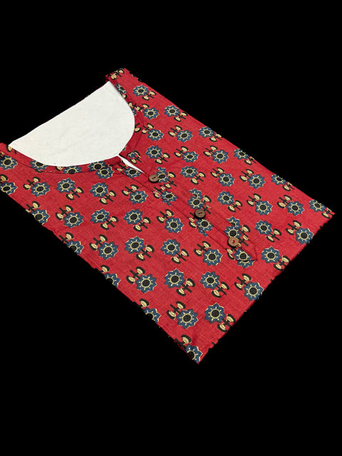 Pure Cotton based Printed short Kurti for girls /Ladies (Size 38 - length 28 inches, Size 42 ,46, 48 length -31 inches)sleeves 17 inch