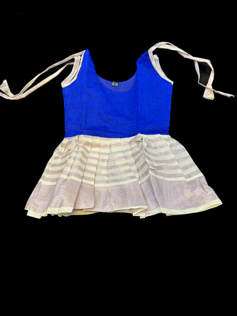 Cotton based kids (Girls)Onam dress 42 cm length