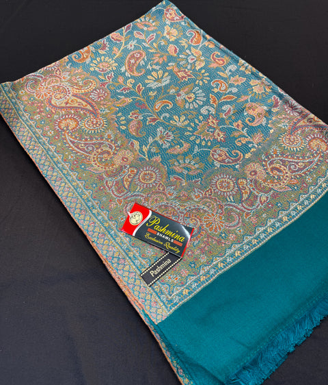 Women's Plain Pure woollen Pashmina Shawl