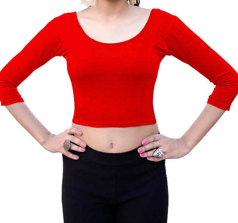 Stretchable Blouse Cotton Lycra for Women