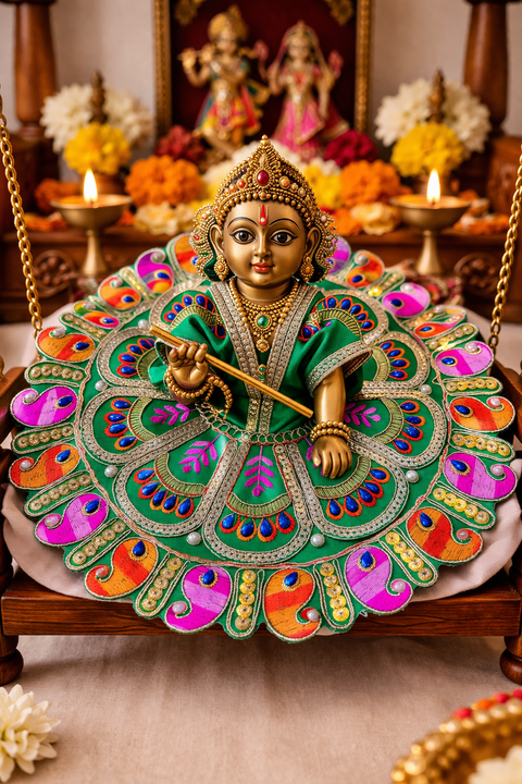 Size 4 Laddu Gopal dress, Laddu Gopal outfit, Kanha ji dress, Krishna dress, handmade deity dress, Janmashtami dress, Thakur ji poshak, Bal Gopal dress (only Dress) price each dress