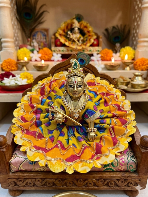 Size 3 Laddu Gopal dress, Laddu Gopal outfit, Kanha ji dress, Krishna dress, handmade deity dress, Janmashtami dress, Thakur ji poshak, Bal Gopal dress (only Dress) price each dress