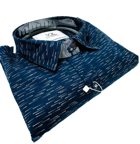 Cotton based beautiful mat look printed Shirt