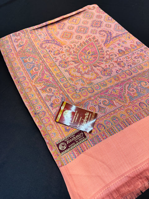 Women's Plain Pure woollen Kashmiri Shawl