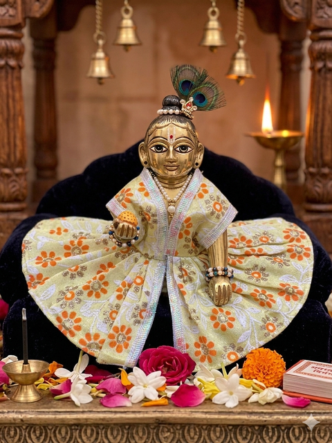 Size 2 Laddu Gopal dress, Laddu Gopal outfit, Kanha ji dress, Krishna dress, handmade deity dress, Janmashtami dress, Thakur ji poshak, Bal Gopal dress (only Dress) price each dress