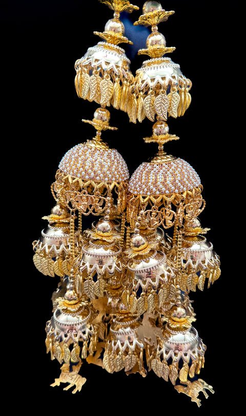 Elephant , Bird, Doli , Barat , bride and groom design Beautiful Bridal Kalire heavy work and lite weight
