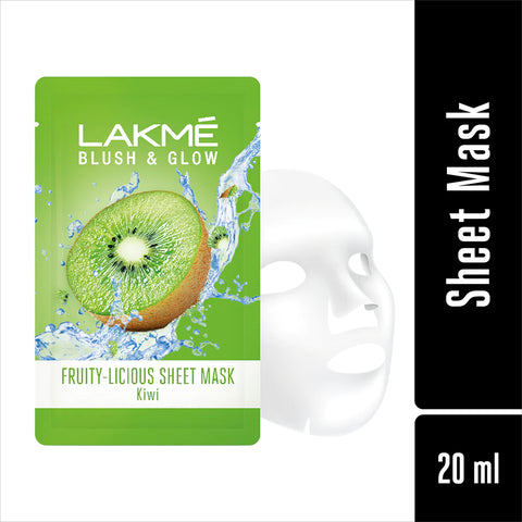 Lakme Blush & Glow Fruity Licious Kiwi Crush Sheet Mask