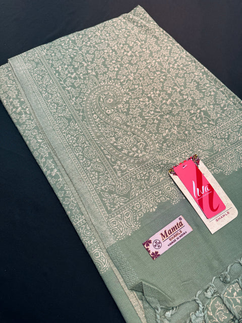 Women's Plain Pure woollen Shawl