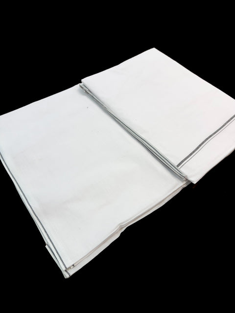 White Colour cotton based apx 4.5 meter Dhoti