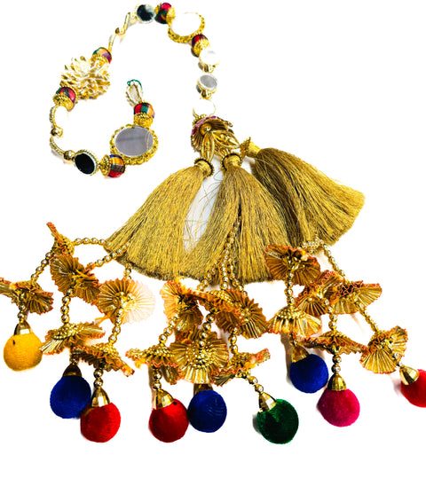 Heavy Design Paranda Parandi Braid Tassles Hair Accessory For Women & Girls Hair Extension