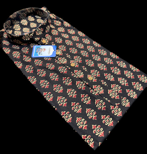 Pure cotton based Men’s Printed kurti (sizes mentioned in inches ,not according to the label on Kurti)size 42 kurti- Length 38inches)