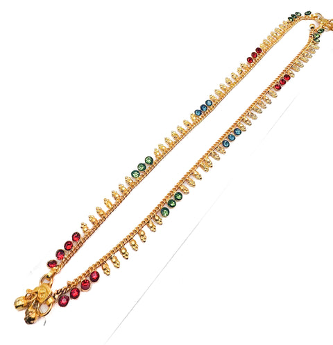 Stone work beautiful Anklets (pair)