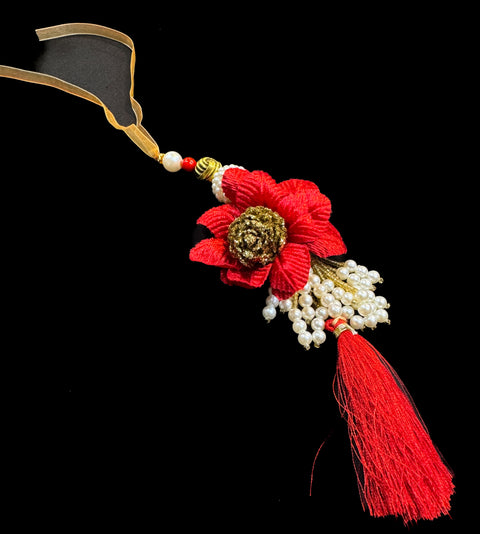 Bhabhi Rakhi Pearls beaded Beautiful  Work latkan style