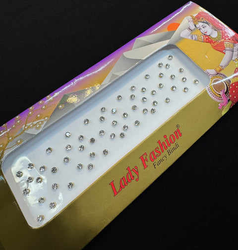 Silver stone Round shape Bindi